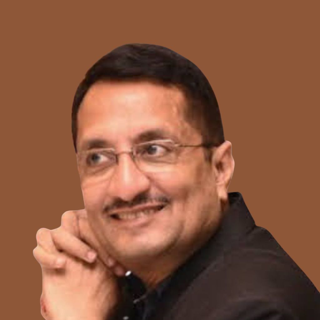 Portrait of Vasant Saraf,  and happy customer of 3D Impex